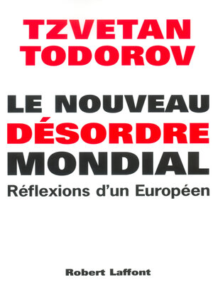 cover image of Le Nouveau désordre mondial